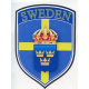 Decal -  Sweden Crest Flag